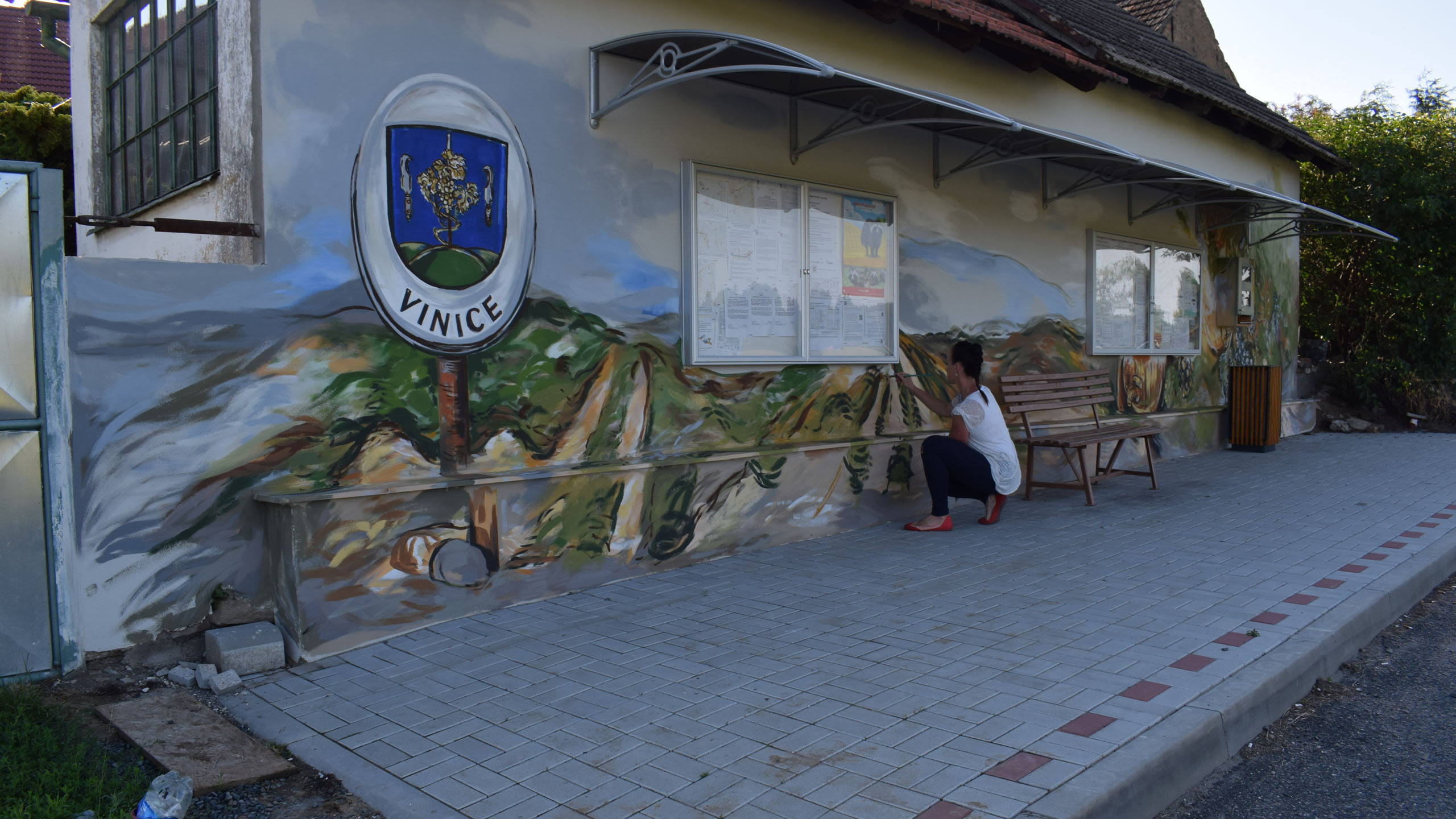 Autobusová zastávka Vinice-Vinaře